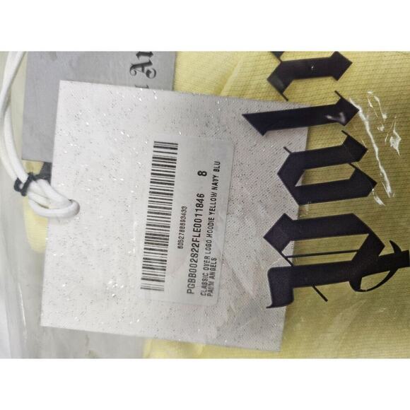 Palm Angels Unisex Hoodie Yellow Size S NWT - Picture 2 of 3